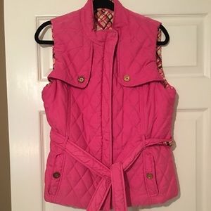 Lilly Pulitzer Quilted Reversible Vest